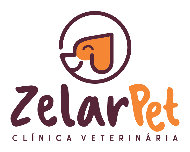 Zelar pet marca para fundo branco